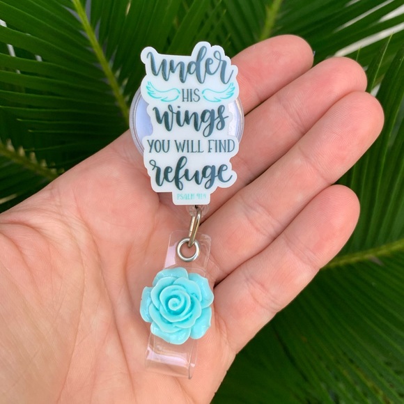 Hand Crafted Accessories - Bible Verse Badge Holder